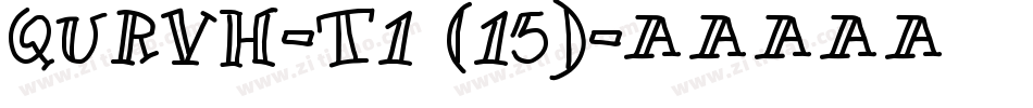 QURVH-T1 (15)字体转换